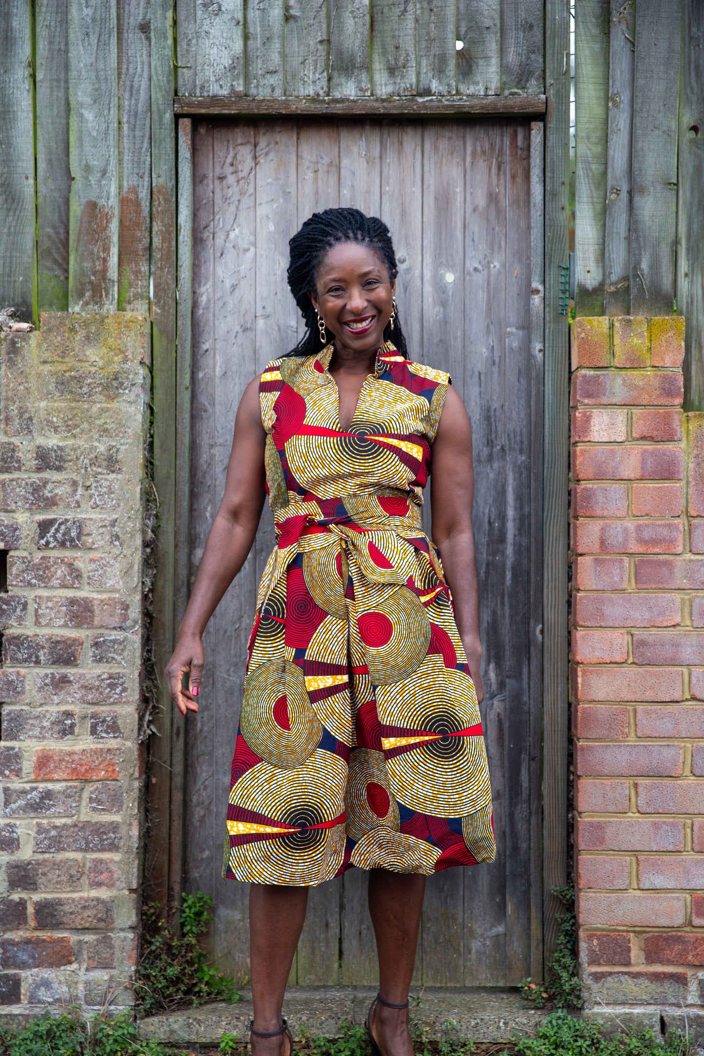 Add a touch of African print to your wardrobe | Ankara Print Dress | Wax Print African Dress | 100% Ankara Midi Dress | Ankara Party Dress