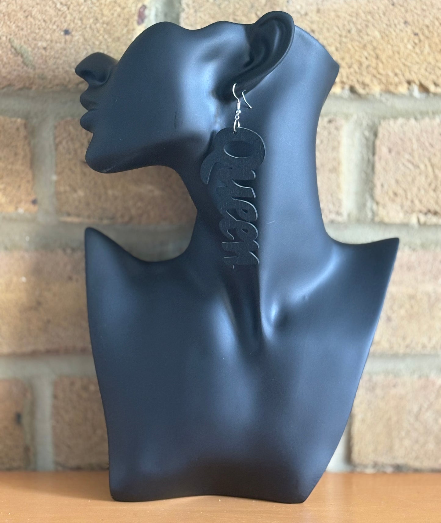 Wooden Queen Earrings