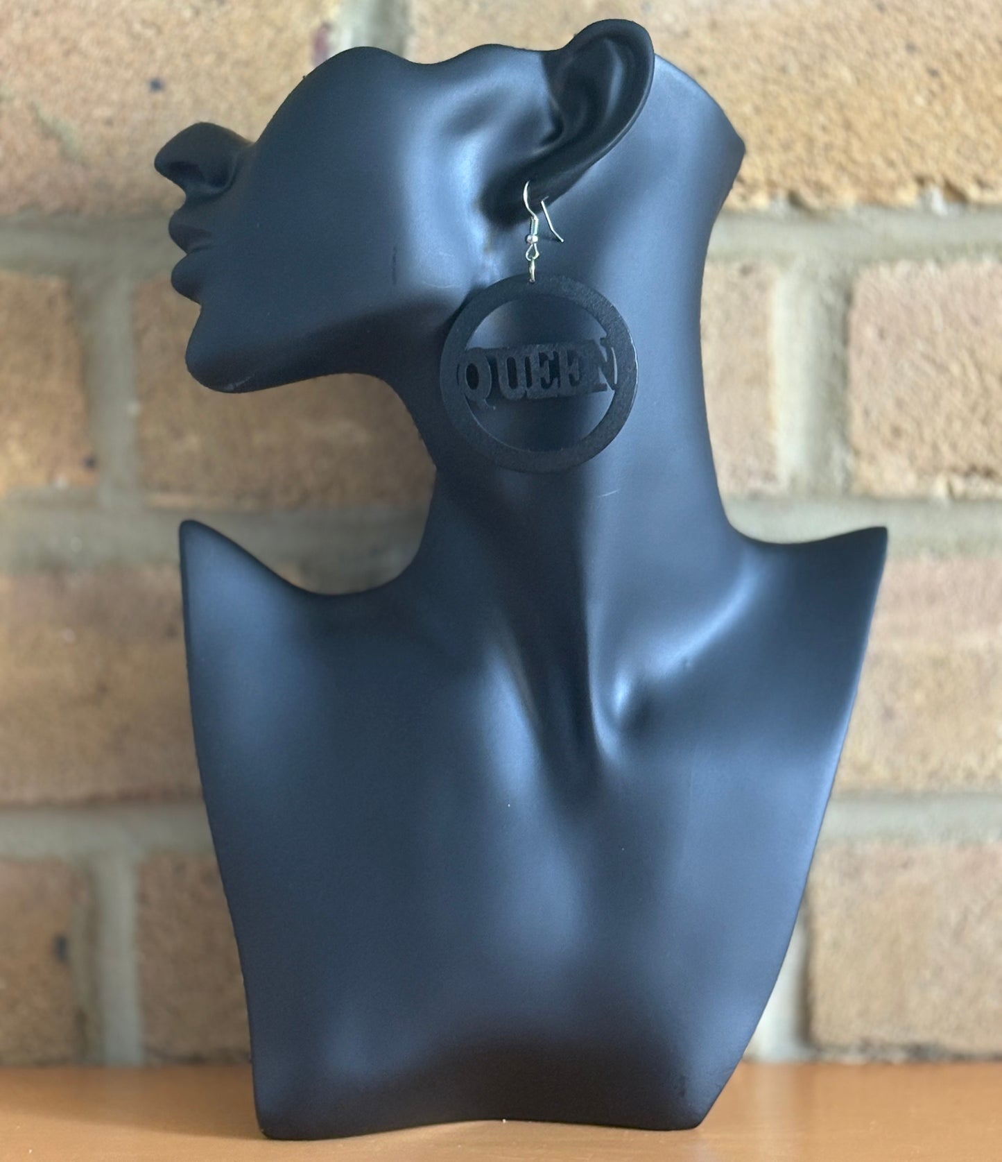 Wooden Queen Earrings