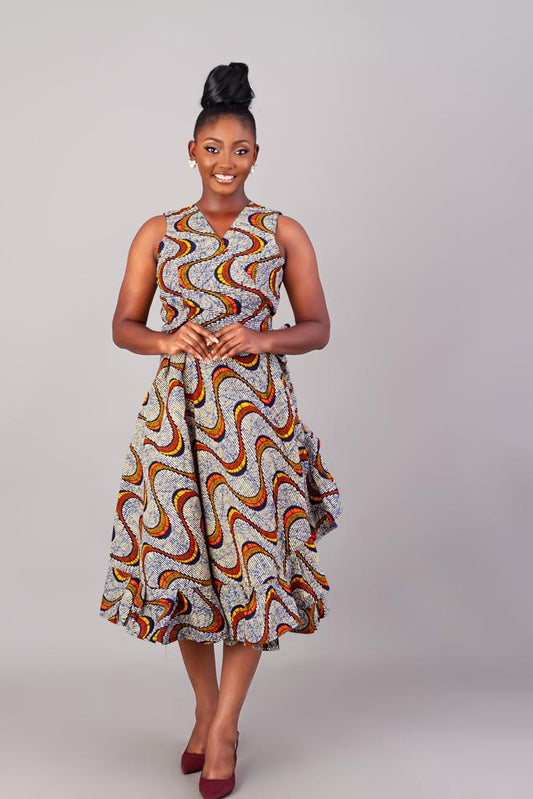 Abike Wrap Dress